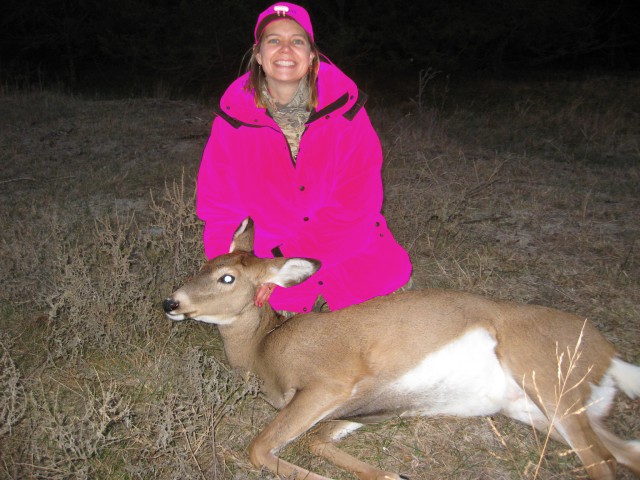 young-woman-with_Deer_With_Hot-Pink-jacket