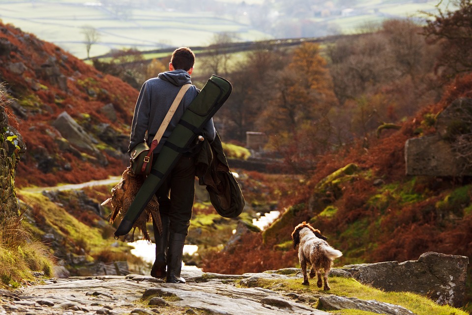 man-upland-bird-hunting-with-dog-minnesota