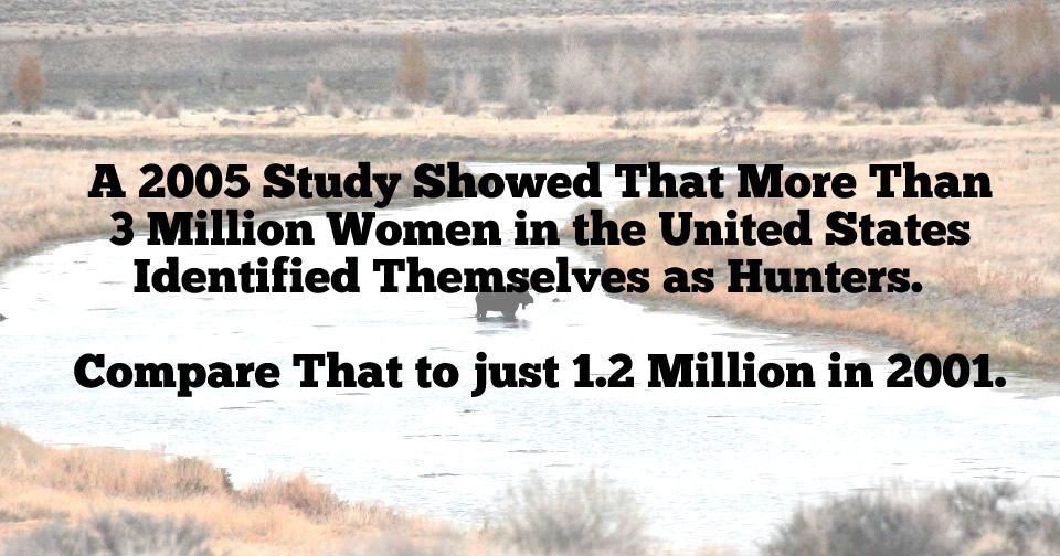 three million women across the United States identified themselves as hunters